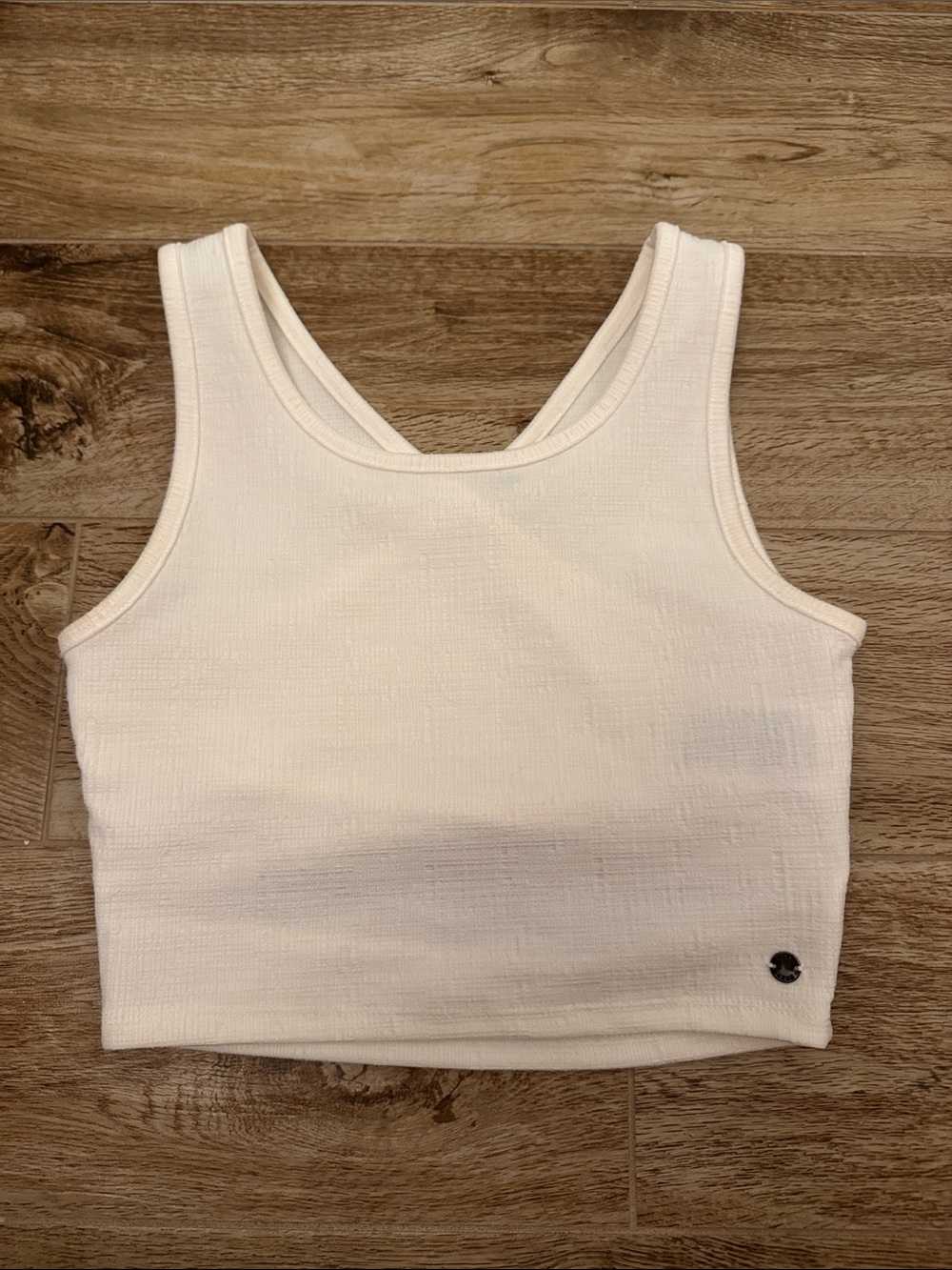 Roxy Cream Cropped Tank
